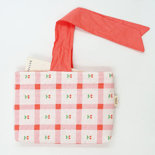 Cherry Picnic Book Sleeve - Medium