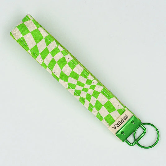 Warped Lime Wristlet