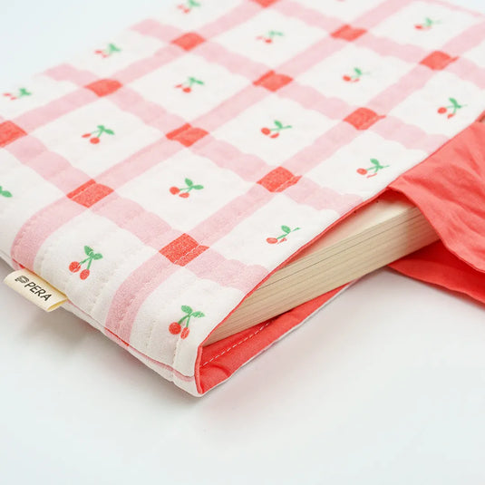 Cherry Picnic Book Sleeve - Small