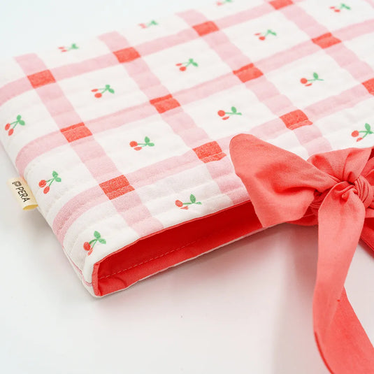 Cherry Picnic Book Sleeve - Small