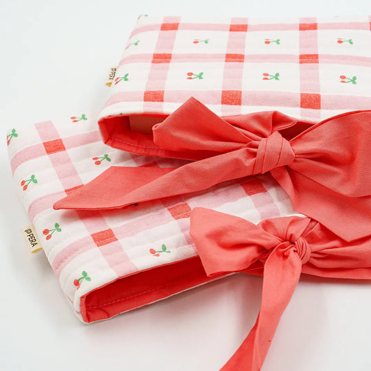 Cherry Picnic Book Sleeve - Small