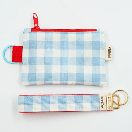Gingham Pop Wristlet