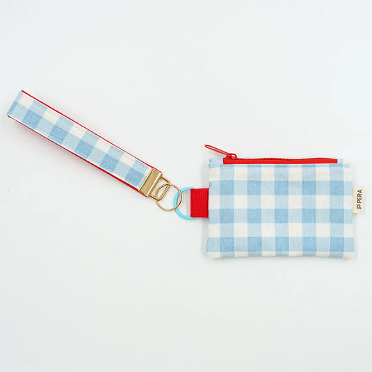Gingham Pop Wristlet