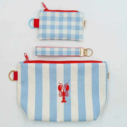 Gingham Pop Wristlet